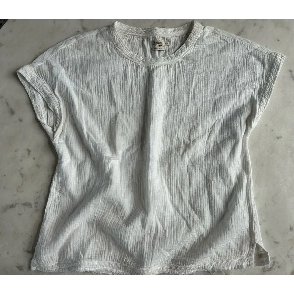 Faherty Women's Cream Tunic Top - Picture 6 of 11